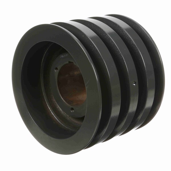 4 Groove Cast Iron Bushed Bore Multiple Variable Pitch Sheave, 4MVC80Q